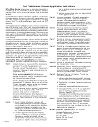 Form DR7064 Fuel License Application Booklet - Colorado, Page 3