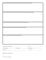 Form FTB781 Measure Committee Audit Questionnaire - California, Page 4