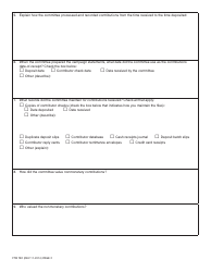Form FTB782 Candidate Audit Questionnaire - California, Page 2