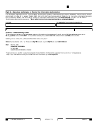 Form FTB3535 Tax Information Authorization Revocation - California, Page 2