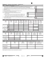 Form FTB3809 Targeted Tax Area Deduction and Credit Summary - California, Page 2