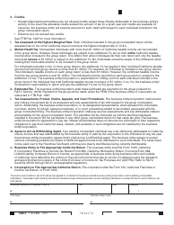 Form FTB3864 Group Nonresident Return Election - California, Page 2