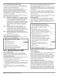 Instructions for Form 540NR Schedule P Alternative Minimum Tax and Credit Limitations &quot; Nonresidents or Part-Year Residents - California, Page 6