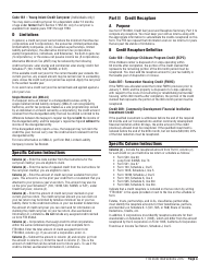 Instructions for Form FTB3540 Credit Carryover and Recapture Summary - California, Page 3