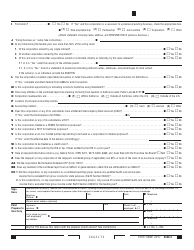 Form 100W California Corporation Franchise or Income Tax Return &quot; Water&#039;s-Edge Filers - California, Page 3