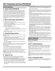 Instructions for Form FTB8453-EO California E-File Return Authorization for Exempt Organizations - California