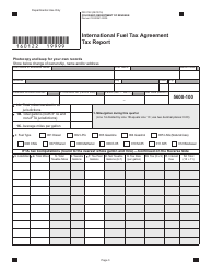 Form DR0122 International Fuel Tax Agreement Tax Report - Colorado, Page 3