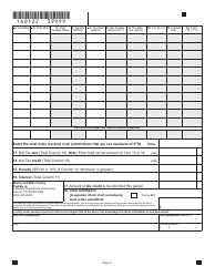Form DR0122 International Fuel Tax Agreement Tax Report - Colorado, Page 5