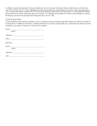State Form 53349 (CAV-1) Vendor, Contractor, or Subcontractor Confidentiality Agreement - Indiana, Page 2