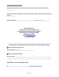 State Form 55800 Application for Certification as a Professional Appraiser Under Ic 6-1.1-31.7 - Indiana, Page 2