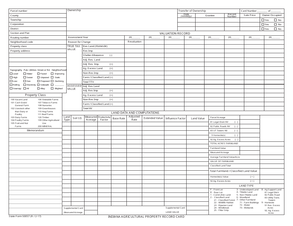 State Form 50057 - Fill Out, Sign Online and Download Printable PDF ...