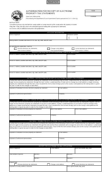 State Form 53954  Printable Pdf