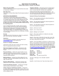 Form ALC-DWS (State Form 55556) Monthly Excise Tax Return for Out-of-State Direct Wine Sellers - Indiana, Page 2