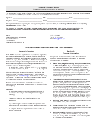 Form AVF-1 (State Form 55312) Aviation Fuel Excise Tax License Application - Indiana, Page 2