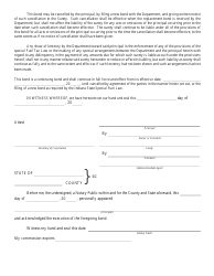 Form SF-2 (State Form 46841) Special Fuel License Bond - Indiana, Page 2