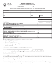 Form AVF-150 (State Form 55313) Aviation Fuel Excise Tax - Indiana