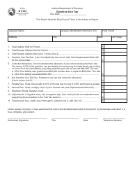 Form GT-103 (State Form 55531) Gasoline Use Tax - Indiana