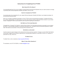 Form FT-501X (State Form 47736) Amended Terminal Operators Monthly Return - Indiana, Page 2