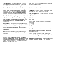 State Form 55565 Schedule CIG-TS Cigarette Transaction Schedule - Indiana, Page 3