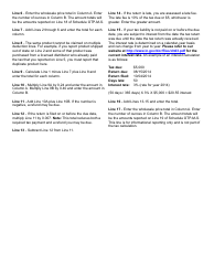 Form OTP-M (State Form 46853) Other Tobacco Product Distributor&#039;s Excise Tax Return - Indiana, Page 3