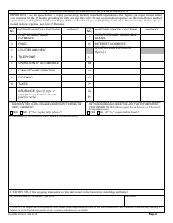 VA Form 21P-0571 Application for Exclusion of Children&#039;s Income, Page 2