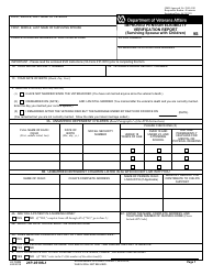 VA Form 21P-0519S-1 Improved Pension Eligibility Verification Report (Surviving Spouse With Children)