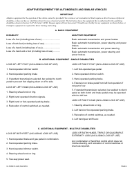 VA Form 21-4502 Application for Automobile or Other Conveyance and Adaptive Equipment, Page 4
