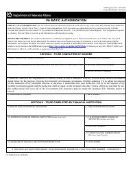 VA Form 29-0532-1 VA Matic Authorization, Page 2