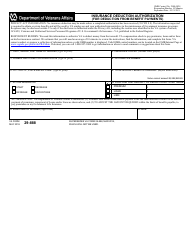 VA Form 29-888 Insurance Deduction Authorization (For Deduction From Benefit Payments)