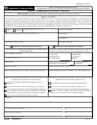 Document preview: VA Form 10-0491C Annual VA Employment or Deferment Verification - Health Professional Scholarship Program (Hpsp) & Visual Impairment and Orientation and Mobility Professionals Scholarship Program (Viompsp)