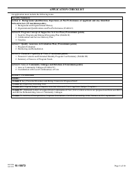 VA Form 10-10072 Supportive Services for Veteran Families (SSVF) Program Application for Supportive Services Grant, Page 2