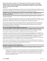 VA Form 10-10072 Supportive Services for Veteran Families (SSVF) Program Application for Supportive Services Grant, Page 7