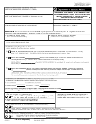VA Form 21P-0518-1 Reporte De Verificacion De Elegibilidad Para Pension Mejorada (Conyuge Sobreviviente Sin Hijos) (English/Spanish)