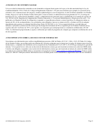 Instrucciones para VA Formulario 21P-0510 Reporte De Verificacion De Elegibilidad (Spanish), Page 6