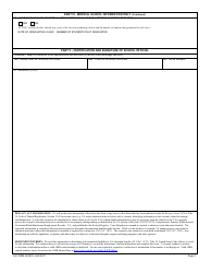 VA Form 22-0976 Application for Approval of a Program in a Foreign Country, Page 2