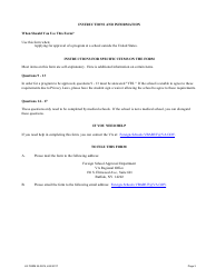 VA Form 22-0976 Application for Approval of a Program in a Foreign Country, Page 3
