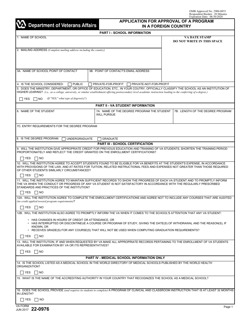 VA Form 22-0976 - Fill Out, Sign Online and Download Fillable PDF ...