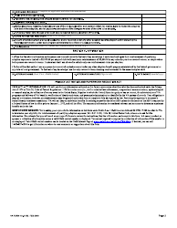 VA Form 10-10152 Reimbursement Request for Qualifying Adoption Expenses, Page 2