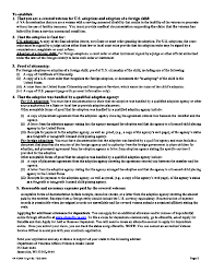 VA Form 10-10152 Reimbursement Request for Qualifying Adoption Expenses, Page 5
