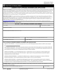Document preview: VA Form 26-0785 Lender's Staff Appraisal Reviewer (Sar) Application