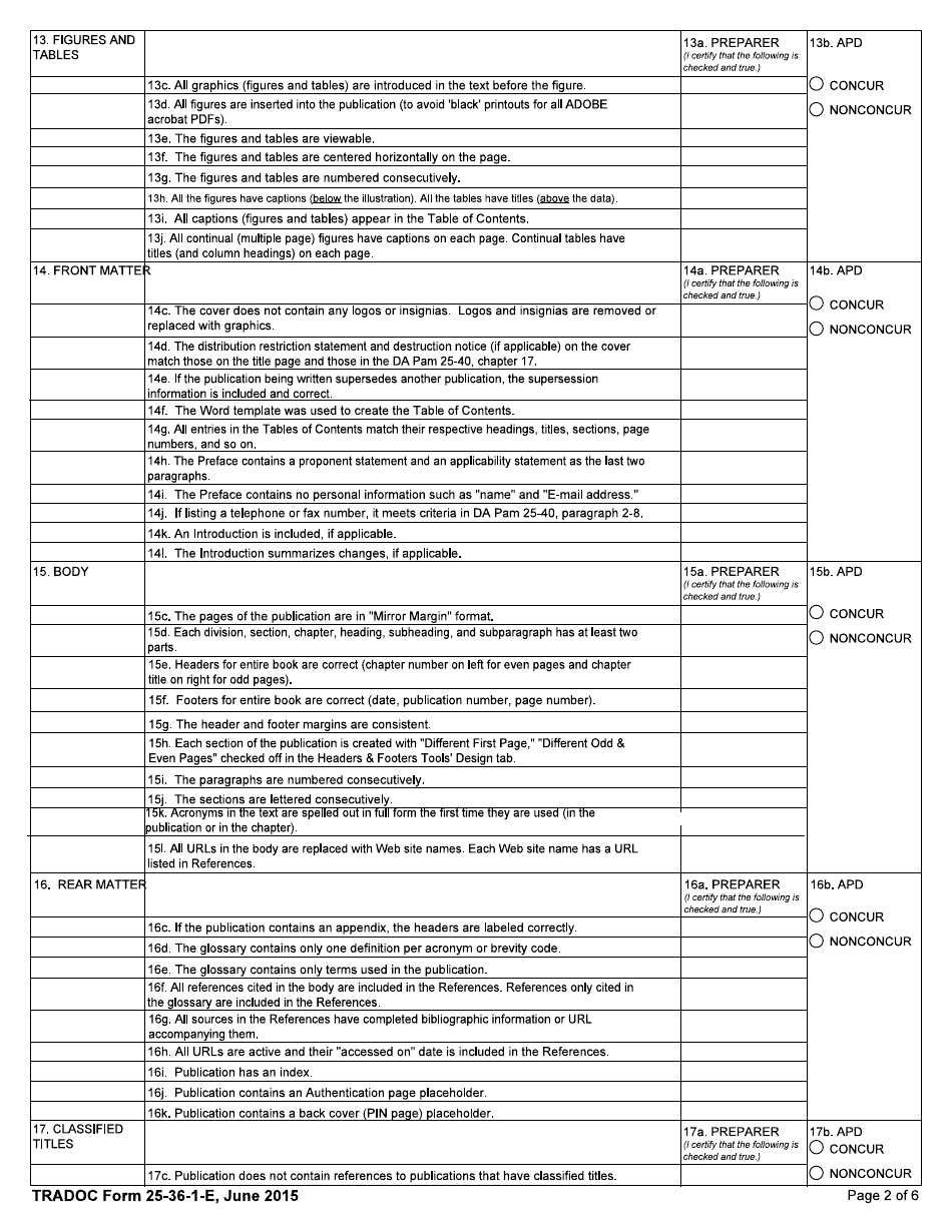 TRADOC Form 25-36-1-E - Fill Out, Sign Online and Download Fillable PDF ...