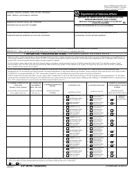 VA Form 21P-0519C-1 Improved Pension Eligibility Verification Report (Child or Children) (English/Spanish)