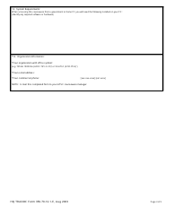 HQ TRADOC Form 350-70-12-1-E Catalog Form (Cataform) for the Reimer Digital Library (Rdl) on-Line Card Catalog, Page 3