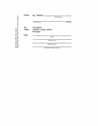 Document preview: HQ TRADOC Form 1001 Pouch Mailing Label
