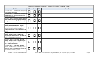 TRADOC Form 600-21-5 Lesson Design/Redesign Checklist, Page 3