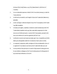 Legal Expense Trust Fund Agreement Template, Page 4