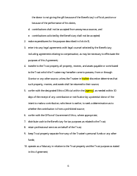 Legal Expense Trust Fund Agreement Template, Page 6