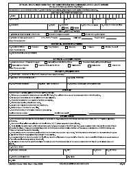 USAREC Form 1044 Official Selection Form for the Army Recruiting Command JROTC Cadet Award