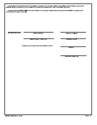 USAREC Form 1307 The Army Master of Social Work Program Training Agreement, Page 2