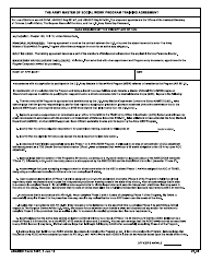 Document preview: USAREC Form 1307 The Army Master of Social Work Program Training Agreement